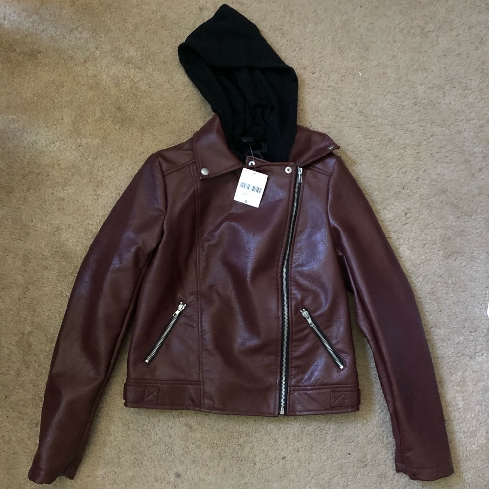 Faux Leather Jacket